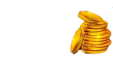 Изображение стопки золотых монет, представляющее бонус кэшбэка в Азино777 казино.